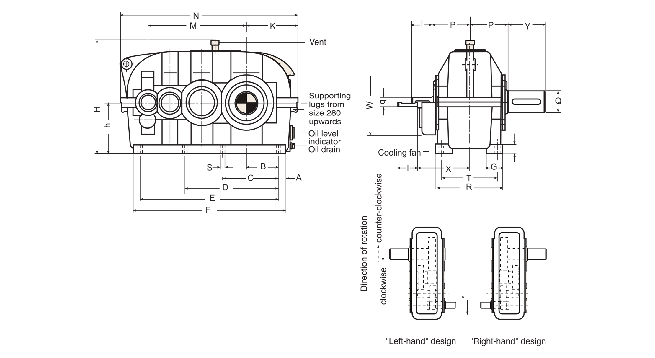 Technical Specification Crane Duty GCN Parallel Shaft Helical Gear Box