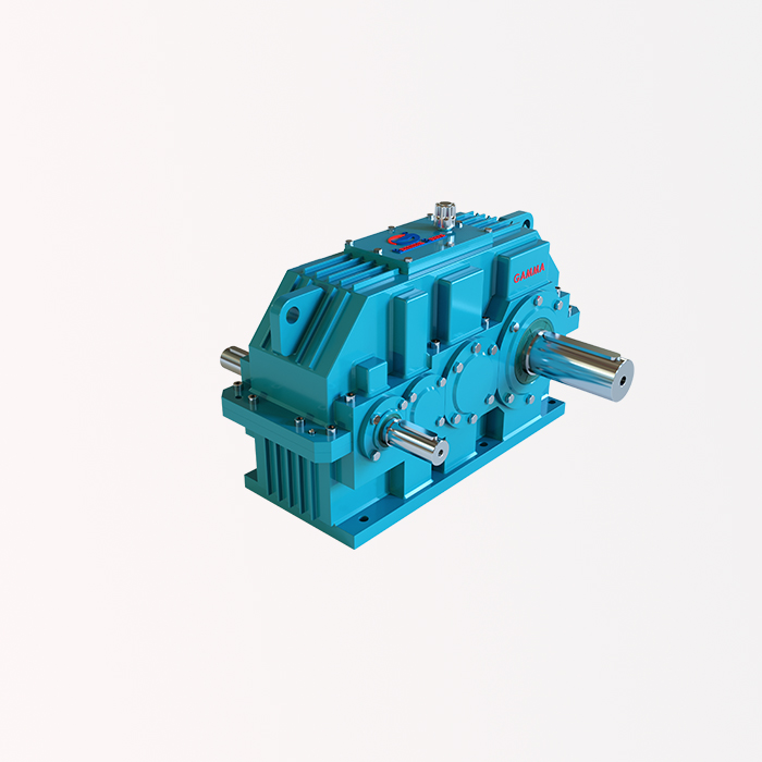 High Output Torque Wide Range Ratio Foot Mounting Horizontal Helical Gearbox-1