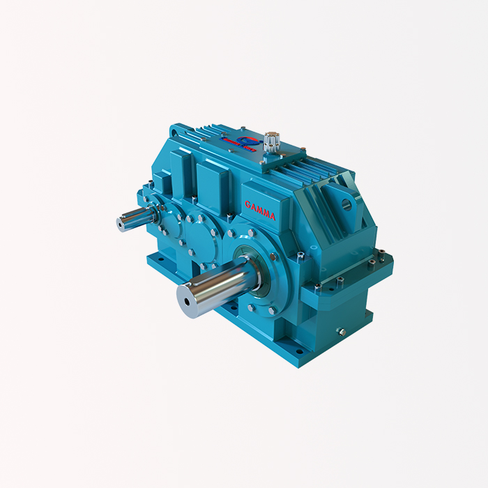 High Output Torque Wide Range Ratio Foot Mounting Horizontal Helical Gearbox-4